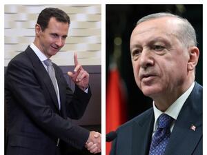 الاسد يلتقي اوغلو في اللاذقية