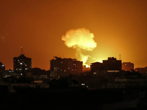 Israel bombs Gaza 