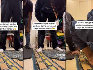 Muslim Students were allegedly interrupted by a teacher