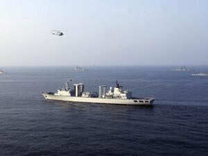 سفينة حربية صينية (أ ف ب)