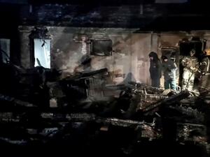 حريق في مركز خاص للمسنين في روسيا (أ ف ب)