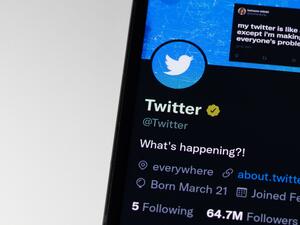 Twitter account verification 