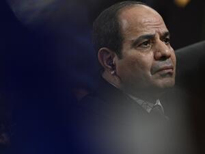 الرئيس المصري عبد الفتاح السيسي (أ ف ب)