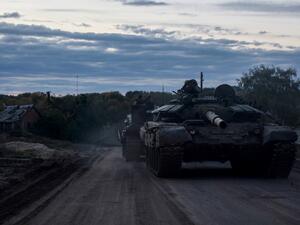 دبابة أوكرانية (أ ف ب)