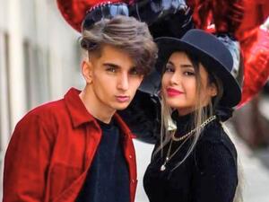 أمير محمد أحمدي (22 عامًا) وخطيبته استياج حقيقي (21 عامًا)