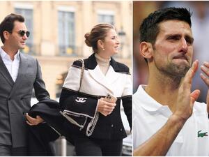 روجر فيدرر وزوجته - نوفاك ديوكوفيتش