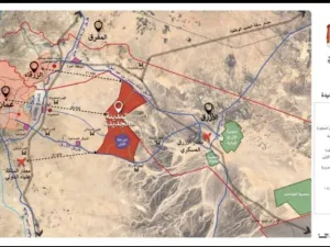 موقع المدينة الجديدة في الاردن