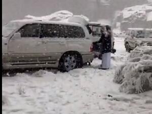  سيتساقط ثلوج كثيفة يومي الثلاثاء والأربعاء على منطقة تبوك