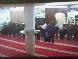 الدكتور حمزة شهابات خلال سقوطه - لقطة شاشه