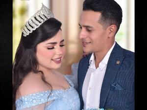 البلوجر مريم جودة وزوجها الراحل محمد 