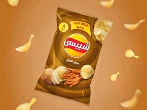 شيبس بنكهة أرجل الدجاج المقلي