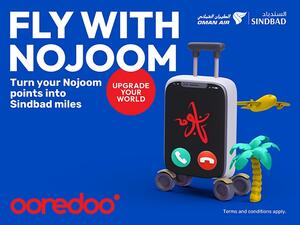 برنامج الطيران العُماني ’سندباد‘ أحدث إضافة إلى قائمة برنامج ’نجوم‘ من Ooredoo 