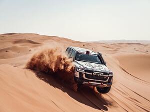 TOYOTA GAZOO Racing celebrates victory at 2023 Dakar Rally for second year running