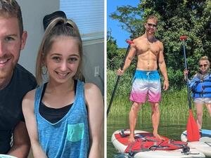 دان سويغار مع حبيبته شونا راي 