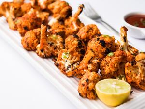 أفضل وصفة قرنبيط مقرمش في الفرن