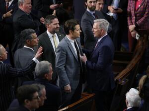 خلافات بين النواب الجمهوريين قبل انتخاب مكارثي رئيسا لمجلس النواب الأمريكي (أ ف ب)