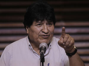 رئيس بوليفيا السابق إيفو موراليس (أ ف ب)