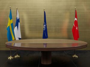 تطلب انضمام اي عضو الى حلف شمال الاطلسي موافقة جميع الاعضاء وليس الاغلبية 