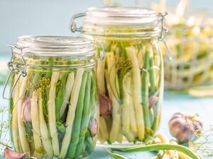 مخلل الفاصوليا الخضراء سريع التحضير