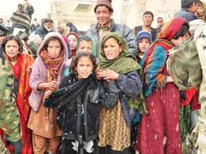 شتاء أفغانستان القارص