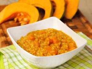 ريزوتو القرع العسلي السريع