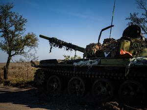 الجيش الأوكراني ترك خط الدفاع الأول في مقاطعة زابوروجيه (أ ف ب)