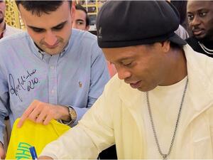 الشيف بوراك مع رونالدينيو