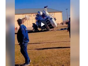 طائرة وزير الرياضة الايراني بعد سقوطها