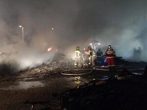 جانب من الحريق 