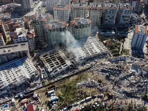 How did earthquake change Turkey's place on map?