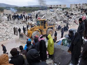 Searching for victims 