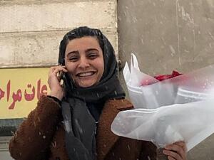Iranian journalist Elnaz Mohammadi