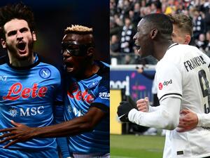 توقيت مباراة آينتراخت فرانكفورت ونابولي في دوري أبطال أوروبا والقنوات الناقلة