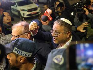 وزير الأمن القومي الاسرائيلي إيتمار بن غفير (أ ف ب)