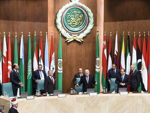 مؤتمر "القدس"، الذي انعقد بمقر جامعة الدول العربية بالقاهرة (أ ف ب)