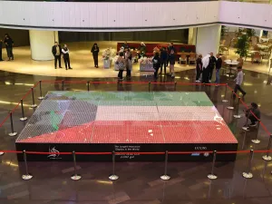 مركز الحمراء للتسوق يدخل موسوعة جينيس للأرقام القياسية مع أكبر عرض مكرون في العالم