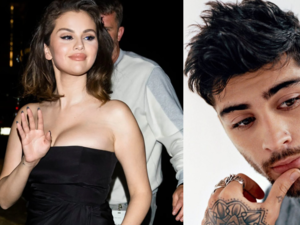 Selena and Zayn seen kissing at dinner
