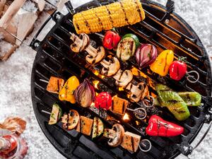 كباب صيامي نباتي متبل ومشوي 