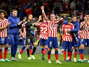أتلتيكو مدريد يتحدى آلميريا اليوم (المصدر: أ ف ب)