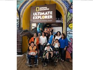 Jazeera Airways hosts children from Bayt Abdullah at National Geographic Ultimate Explorer in Assima Mall
