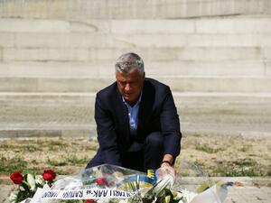 هاشم تاتشي الرئيس السابق لجمهورية كوسوفو