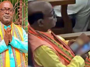 نائب هندي يشاهد فيلم إباحي وسط جلسة للبرلمان