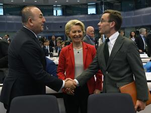 وزيرا خارجية السويد وتركيا 