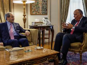 Syrian foreign minister meets Egyptian counterpart