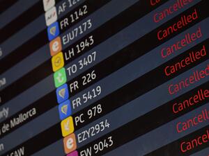 Berlin airport cancels departures under strike