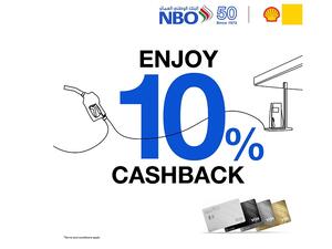 NBO enables customers to earn cashback on purchases at shell petrol stations