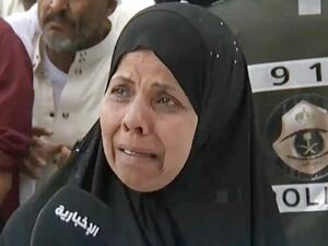 معتمرة أردنية تبكي السعوديين