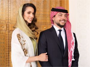 الحسين بن عبدالله الثاني وخطيبته رجوة آل سيف