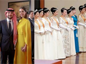 الأمير الحسين بن طلال والآنسة رجوة آل سيف 