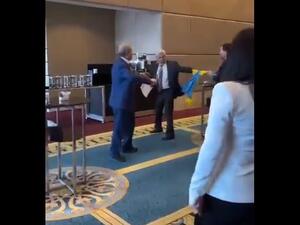 شجار في  الجمعية البرلمانية للتعاون الاقتصادي للبحر الأسود